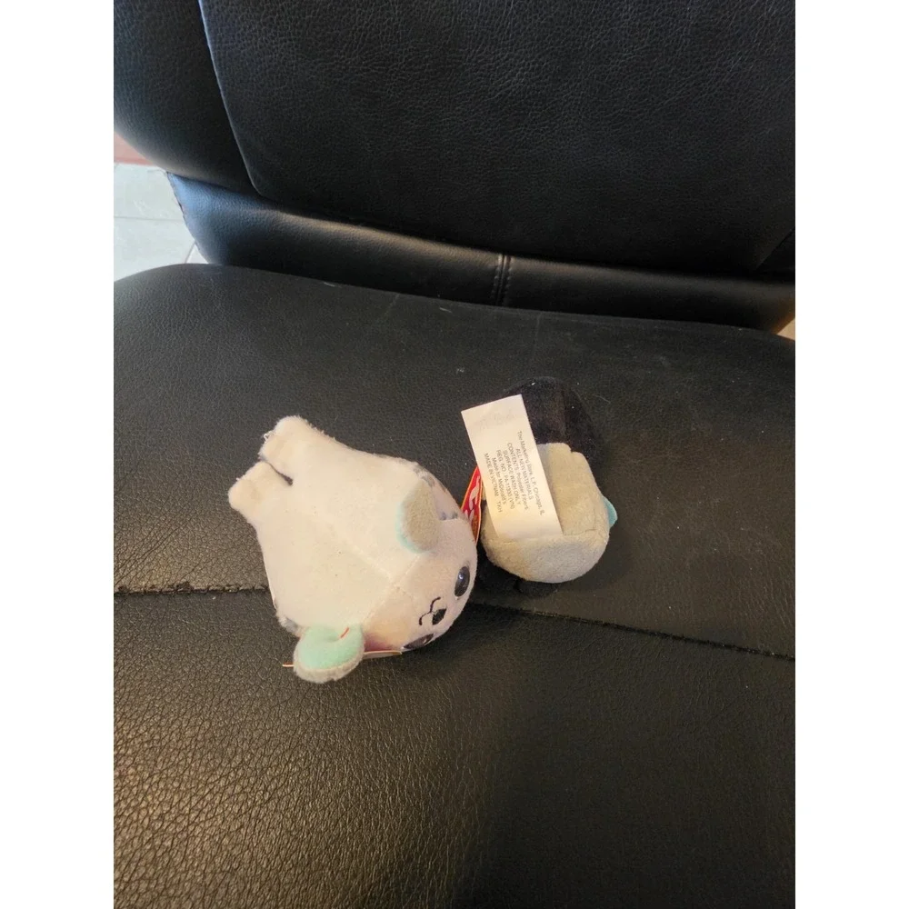 2- 2021 Mcdonalds Ty Teenie Beanie Boos Pongo The Penguin & Iceberg The Leopard